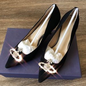 Handmade Swarovski Crystal heels size 5.5